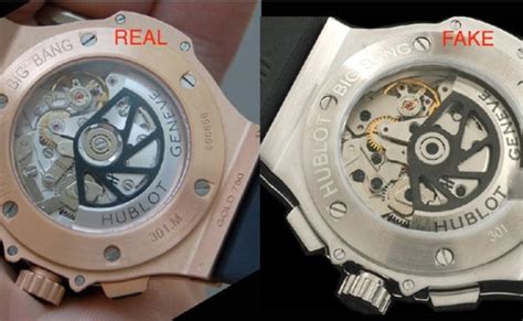 hublot big bang fake vs original|how to check authentic hublot.